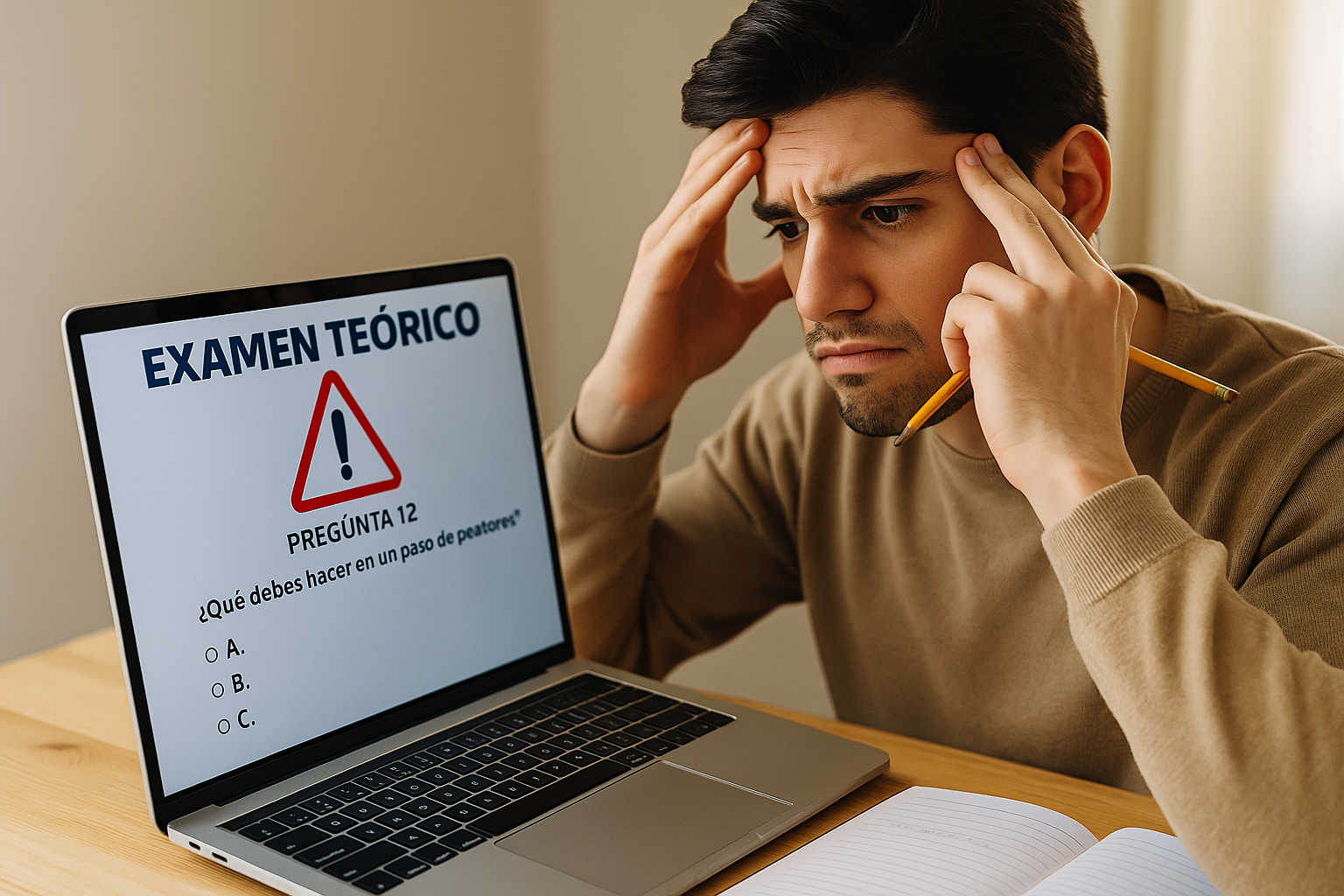 Errores comunes en el examen teórico (y cómo evitarlos)